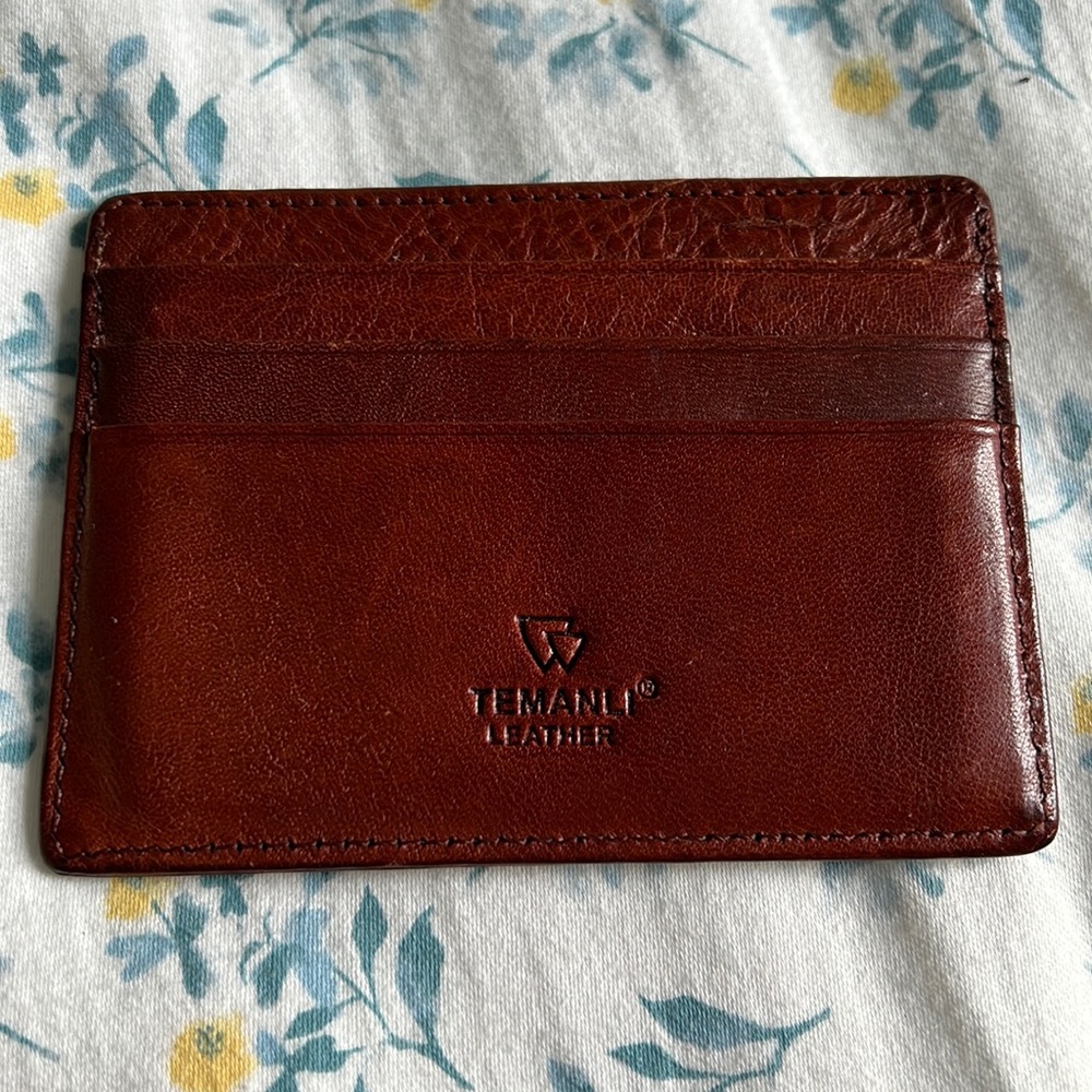 Temanli Leather Card Holder Wallet